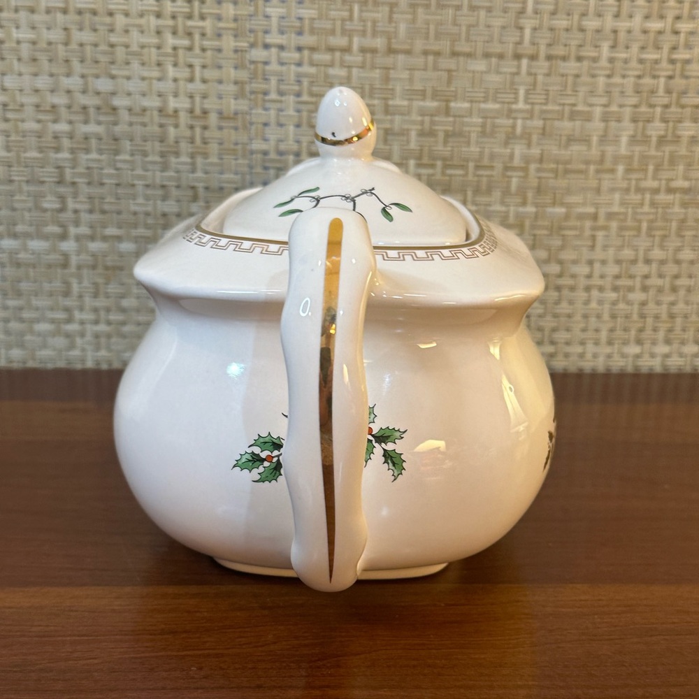 🎄🌟4xHP🌟VTG Spode of England Christmas Tree Gold Teapot - Picture 13 of 16